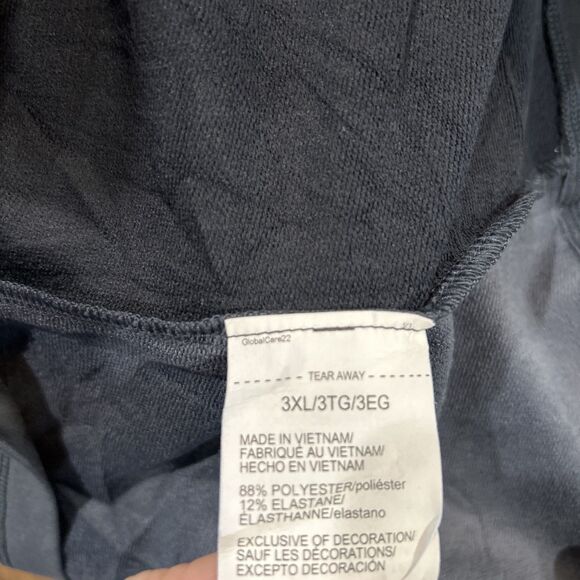 Under Armour Women's Plus 3XL Black Gray Fleece Lined Zip Jacket Mock Neck - Picture 11 of 11